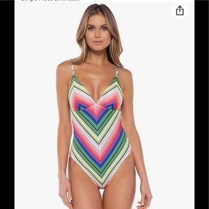 NWOT Becca by Rebecca Virtue Santa Catarina One Piece Swimsuit